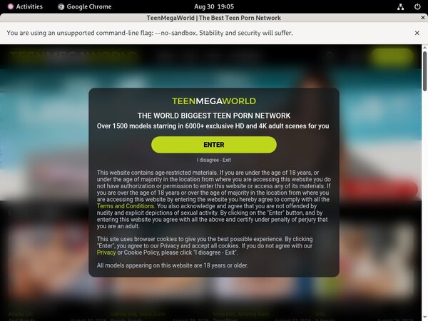Teen Mega World Paysite Passwords
