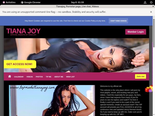 Tianajoy Member Access