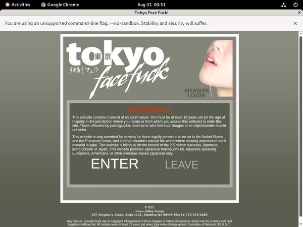 Tokyofacefuck.com Coupon Link