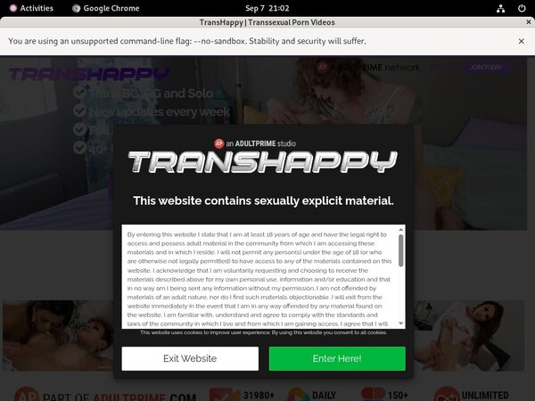 Transhappy Member Login
