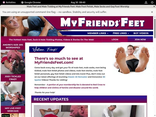 Try Myfriendsfeet Free