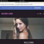 Alexia Cage With Bank Pay