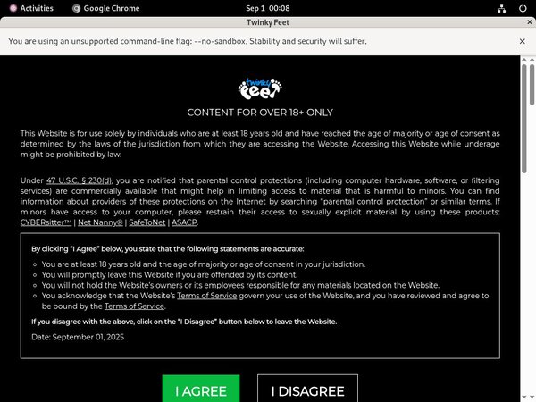 Twinky Feet Free Sex