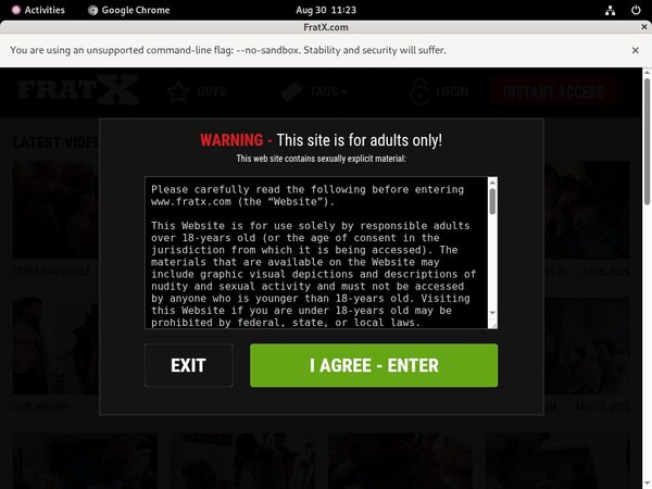 Fraternityx.com Account And Password
