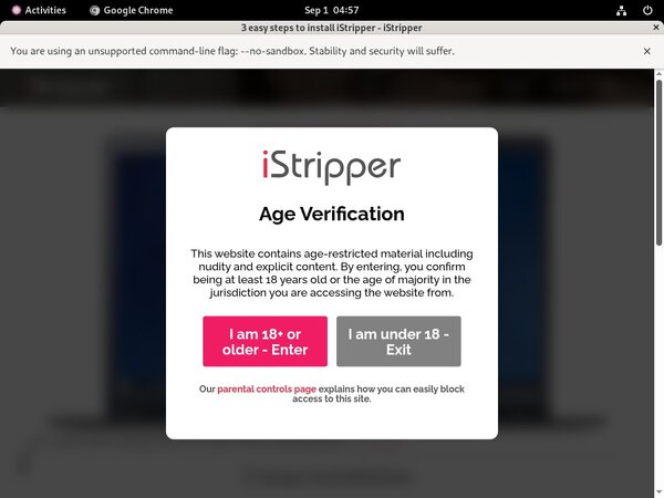 Istripper.com Login Generator