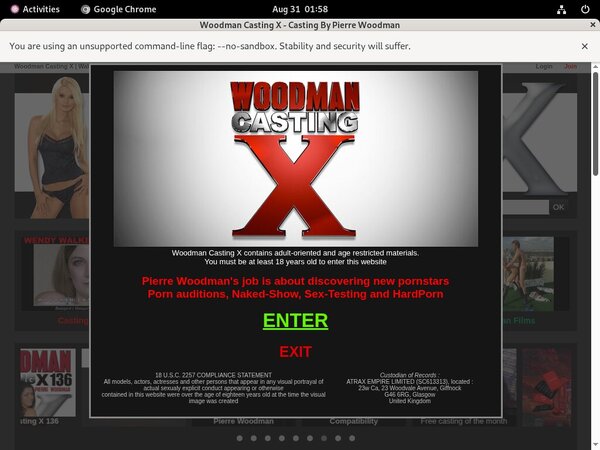 Woodman Casting X Direct Pay
