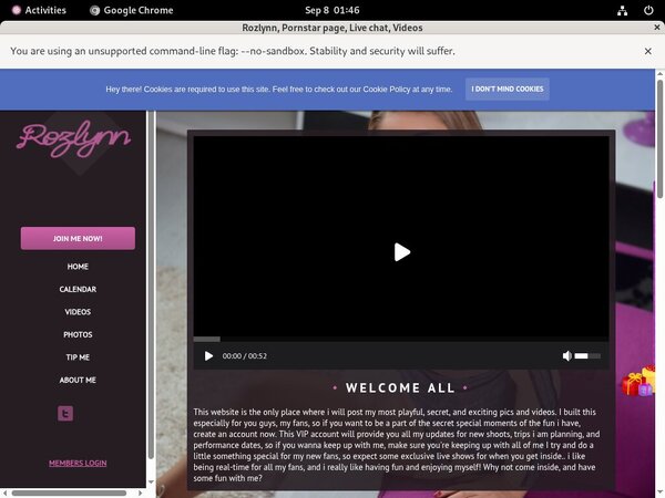 User Rozlynn.modelcentro.com