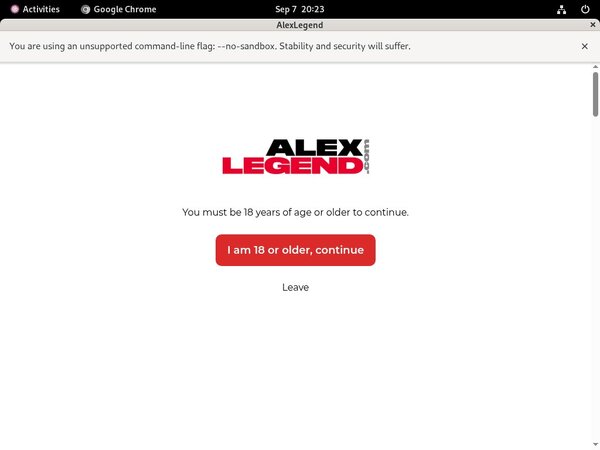 Alex Legend With Discover Card