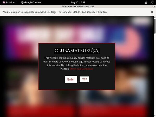 Club Amateur USA Make Account